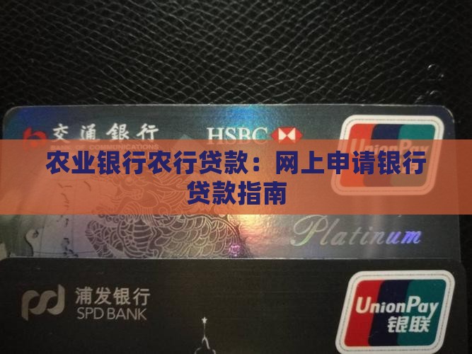 农行卡能网上贷款