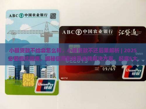 小额贷款不给会怎么样