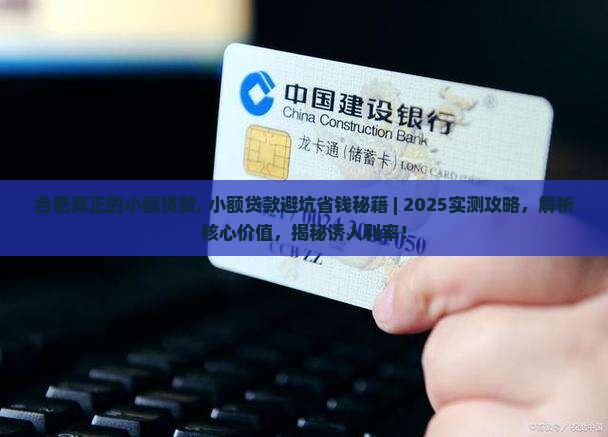 合肥真正的小额贷款