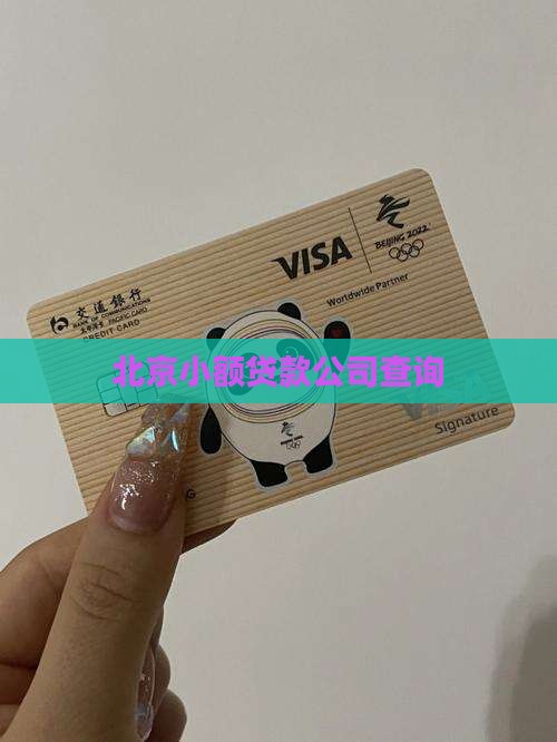 在北京做小额贷款吗