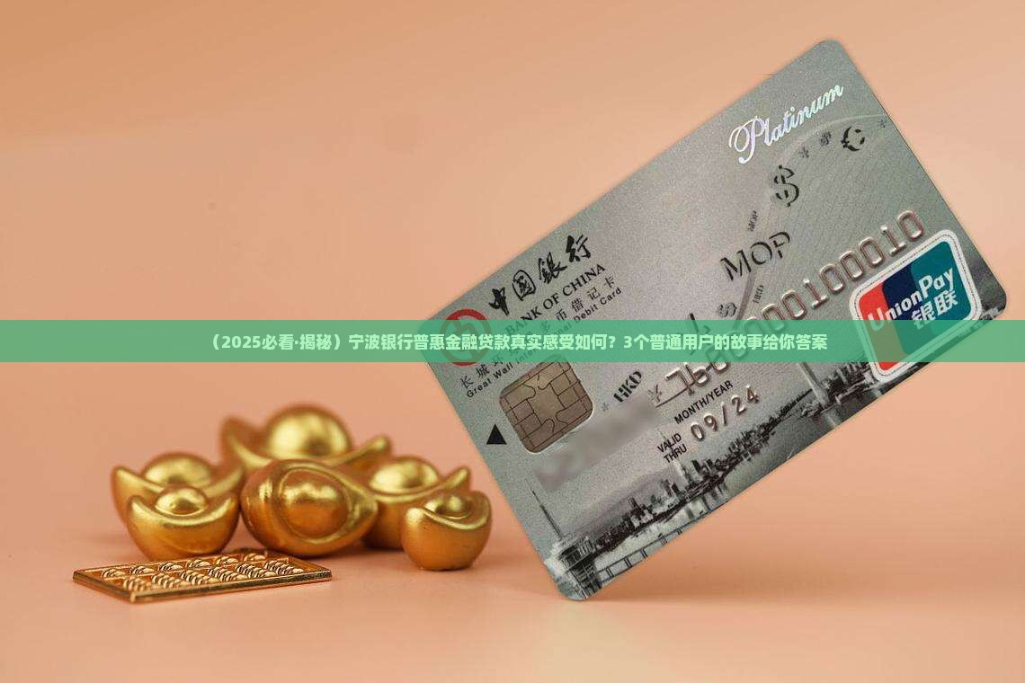 宁波银行普惠金融贷款