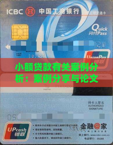 小额贷款有关案例分析 小额贷款有关案例分析