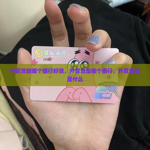 外贸贷款哪个银行好贷