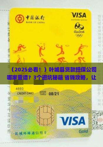叶城县贷款担保公司