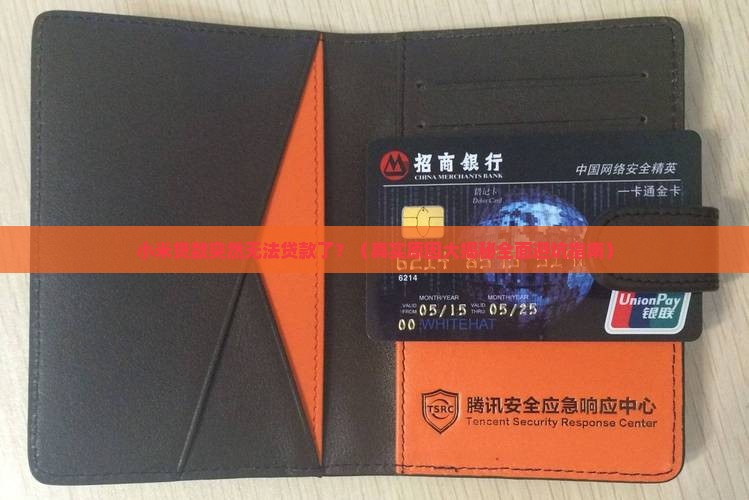 小米贷款突然不能贷款了