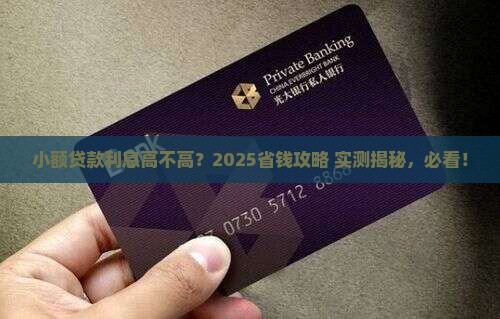 小额贷款利息低还是高