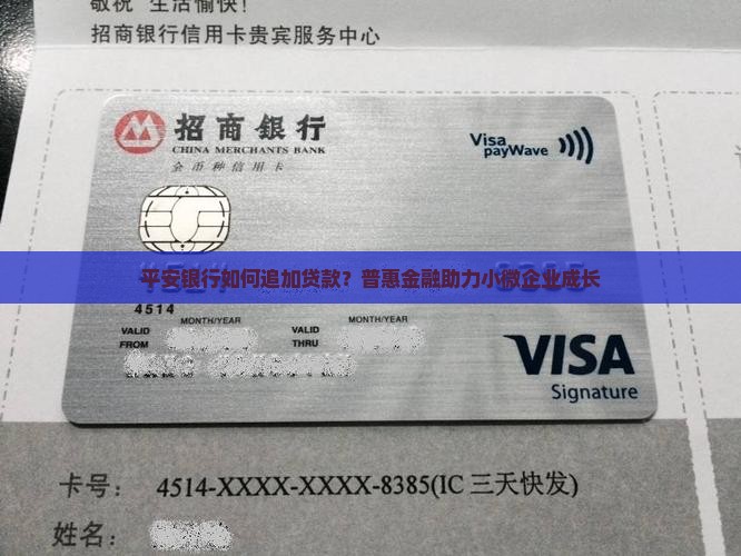 平安银行如何追加贷款