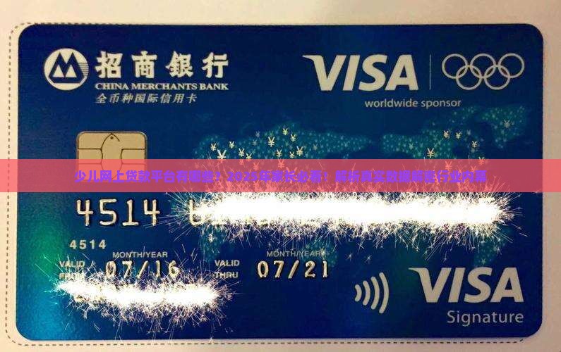 少儿网上贷款平台有哪些