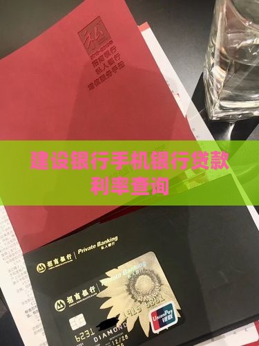 建行手机银行贷款利率