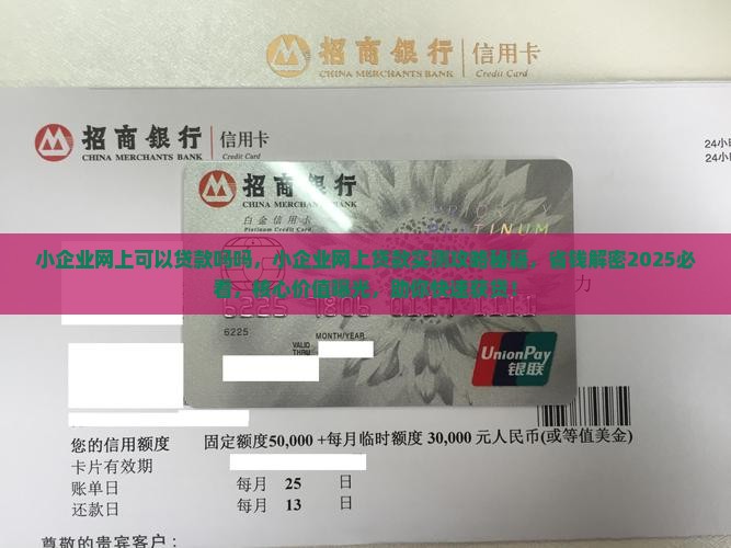 小企业网上可以贷款吗吗