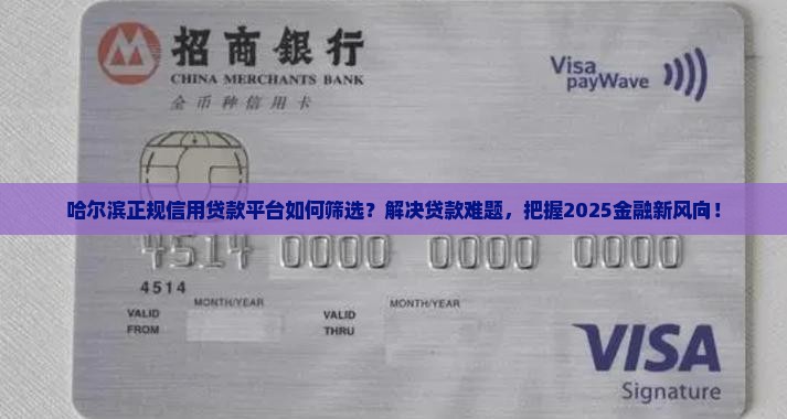 哈尔滨正规信用贷款平台如何筛选？解决贷款难题，把握2025金融新风向！