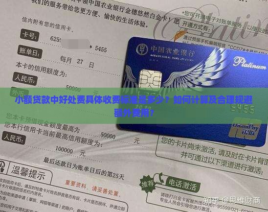 小额贷款中好处费具体收费标准是多少？如何计算及合理规避额外费用？