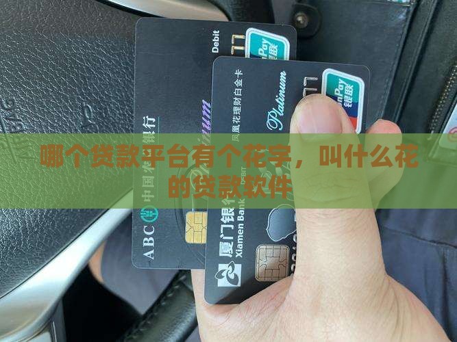 哪个贷款平台有个花字，叫什么花的贷款软件