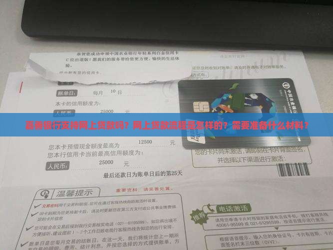 嘉善银行支持网上贷款吗？网上贷款流程是怎样的？需要准备什么材料？
