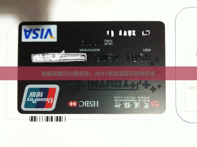 如皋农商行小额贷款：2021贷款流程与条件详解