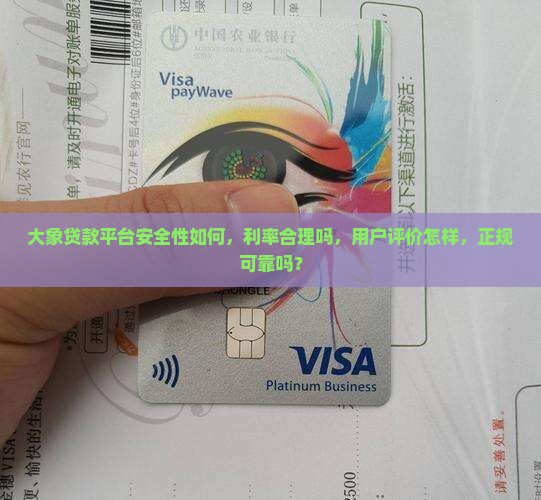 大象贷款平台安全性如何，利率合理吗，用户评价怎样，正规可靠吗？