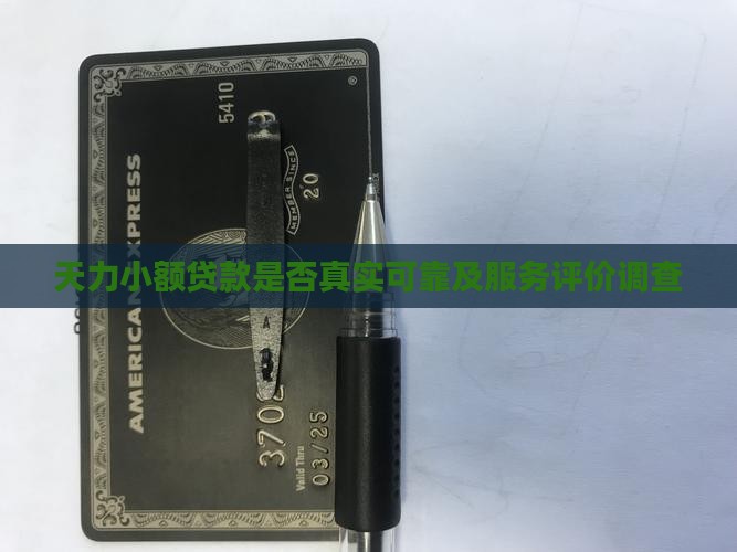 天力小额贷款是否真实可靠及服务评价调查