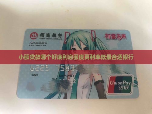 小额贷款哪个好底利息额度高利率低最合适银行