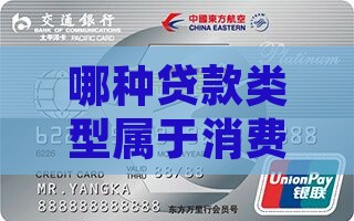 哪种贷款类型属于消费类贷款