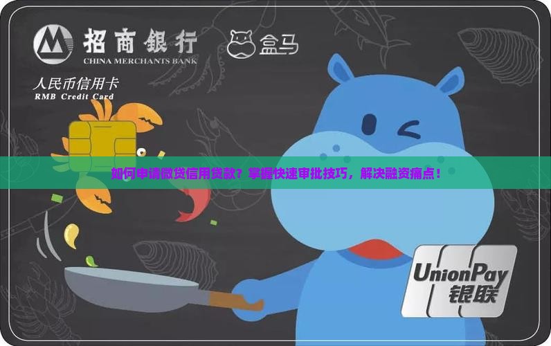 如何申请微贷信用贷款？掌握快速审批技巧，解决融资痛点！