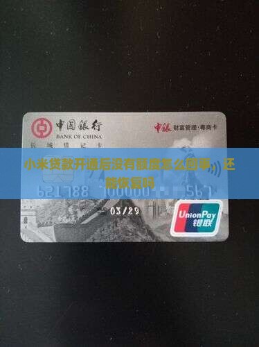 小米贷款开通后没有额度怎么回事，还能恢复吗