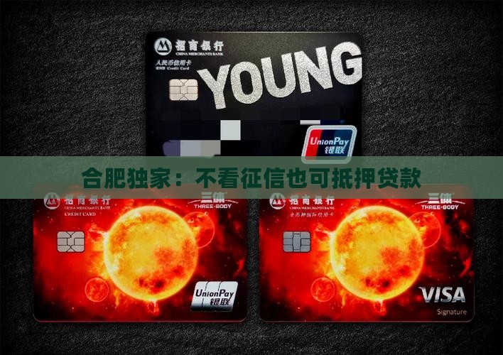 合肥独家：不看征信也可抵押贷款