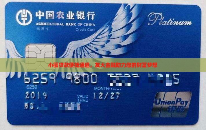 小额贷款便捷通道，友大金融助力您的财富梦想