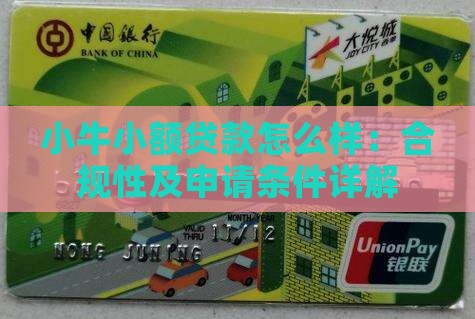 小牛小额贷款怎么样：合规性及申请条件详解