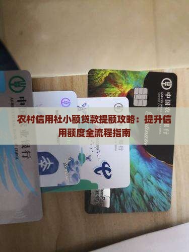 农村信用社小额贷款提额攻略：提升信用额度全流程指南