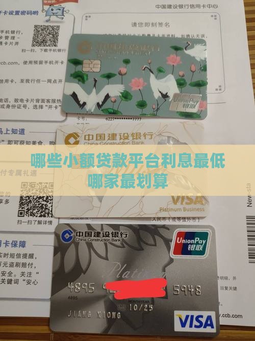 哪些小额贷款平台利息最低哪家最划算