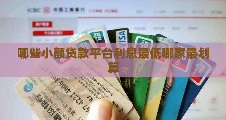 哪些小额贷款平台利息最低哪家最划算