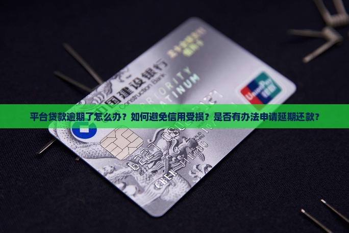 平台贷款逾期了怎么办？如何避免信用受损？是否有办法申请延期还款？