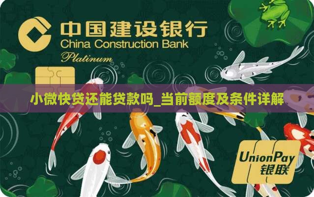 小微快贷还能贷款吗_当前额度及条件详解