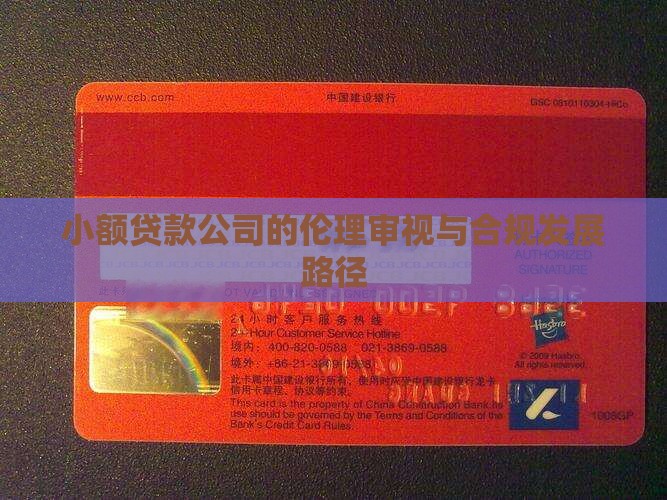 小额贷款公司的伦理审视与合规发展路径