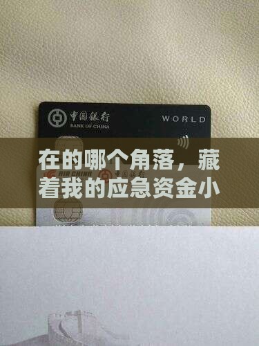 在的哪个角落，藏着我的应急资金小助手？