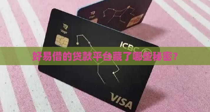 好易借的贷款平台藏了哪些秘密？