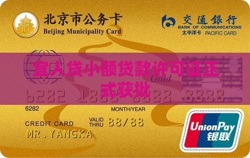 宜人贷小额贷款许可证正式获批
