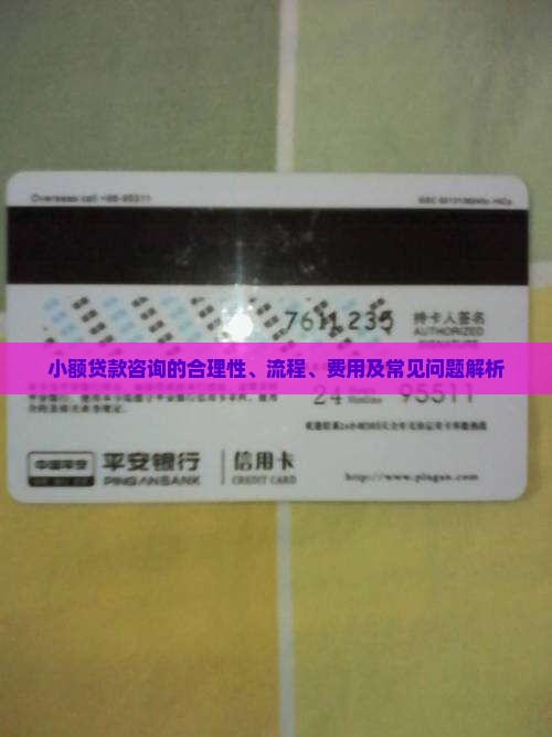 小额贷款咨询的合理性、流程、费用及常见问题解析