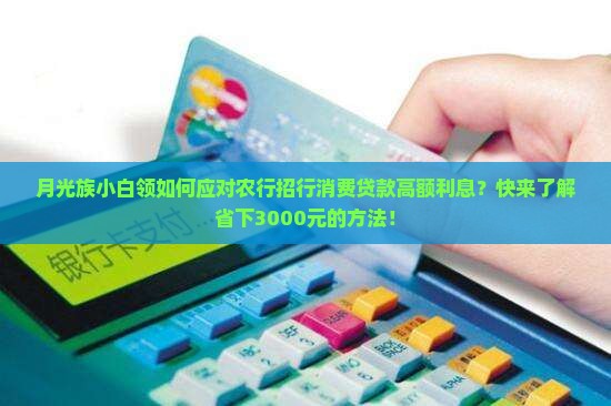 月光族小白领如何应对农行招行消费贷款高额利息？快来了解省下3000元的方法！
