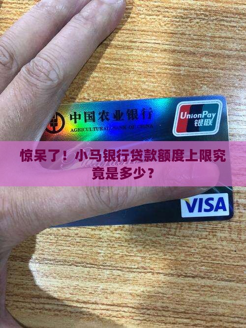 惊呆了！小马银行贷款额度上限究竟是多少？