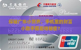 探秘广东小贷界，手机里的财富小助手藏着啥秘密？