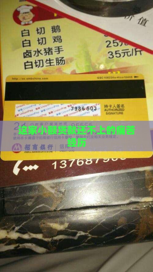 这家小额贷款还不上的痛苦经历