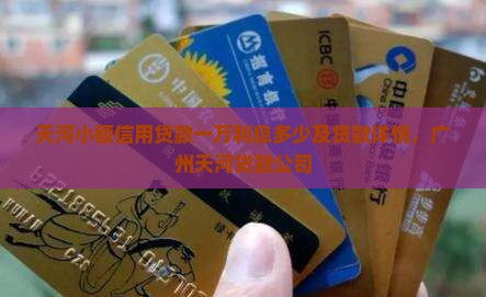 天河小额信用贷款一万利息多少及贷款详情，广州天河贷款公司