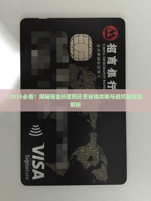 如何提前还陆金所的贷款