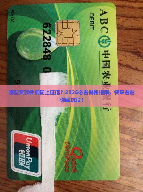 哪些会上征信的贷款
