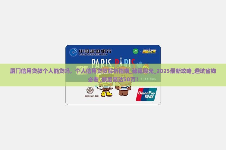 厦门信用贷款个人能贷吗