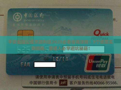 平安金融公司贷款利息