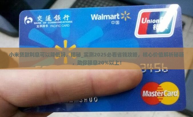 小米贷款利息可以降低吗