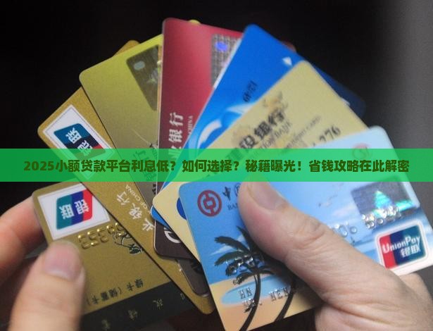 小额贷款哪个平台利息低
