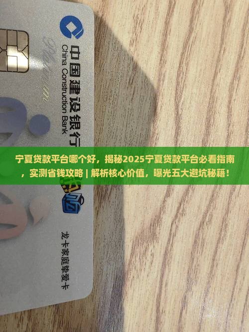 宁夏贷款平台哪个好